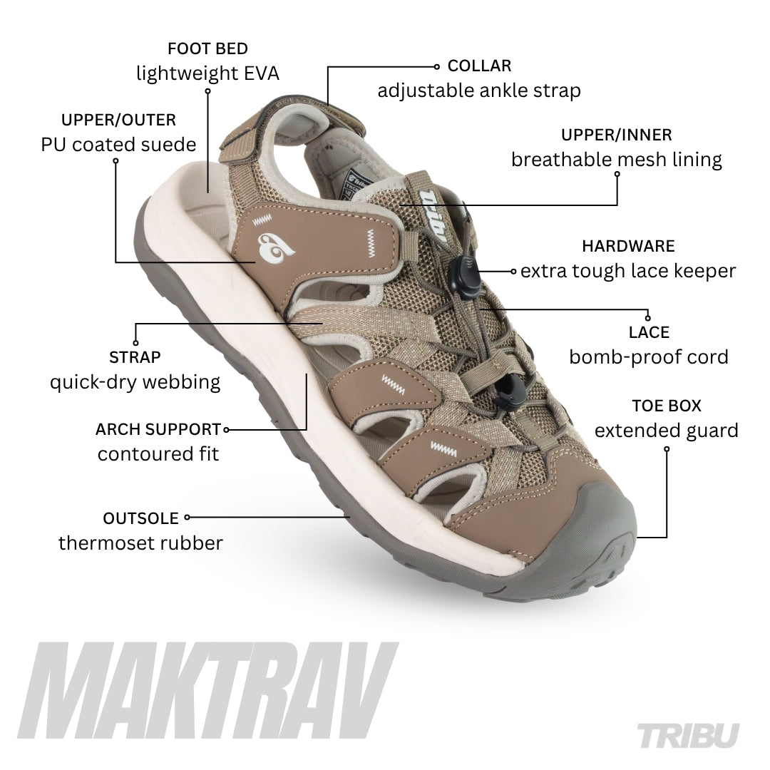 Maktrav - Dark Brown/Almond