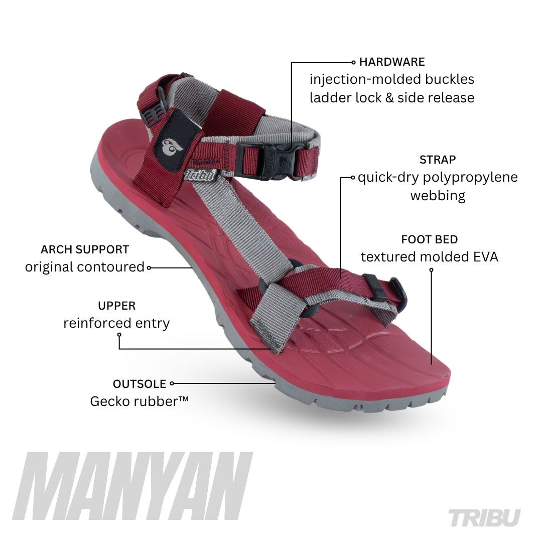 Manyan - Maroon
