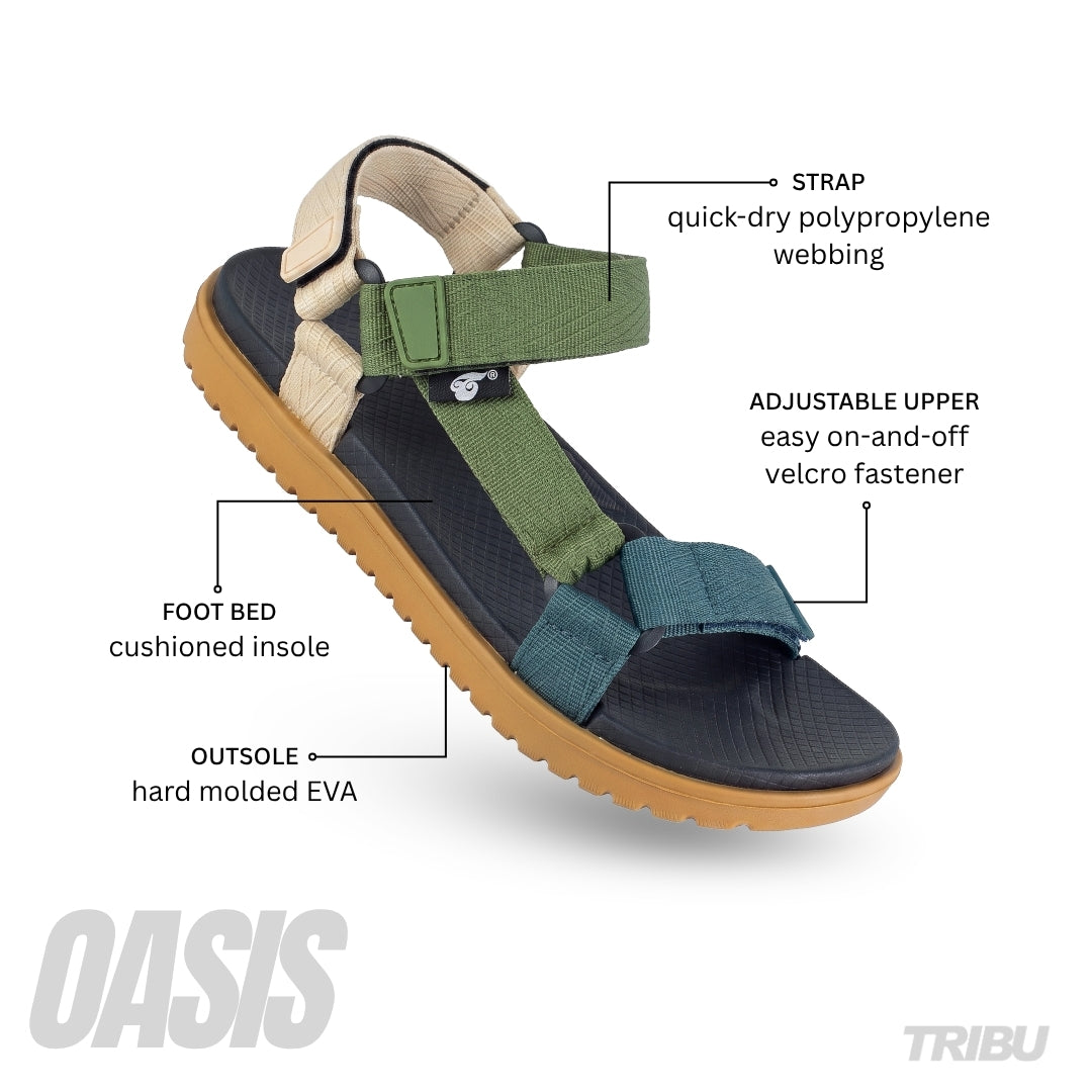 Oasis - Black/Fatigue/Brown