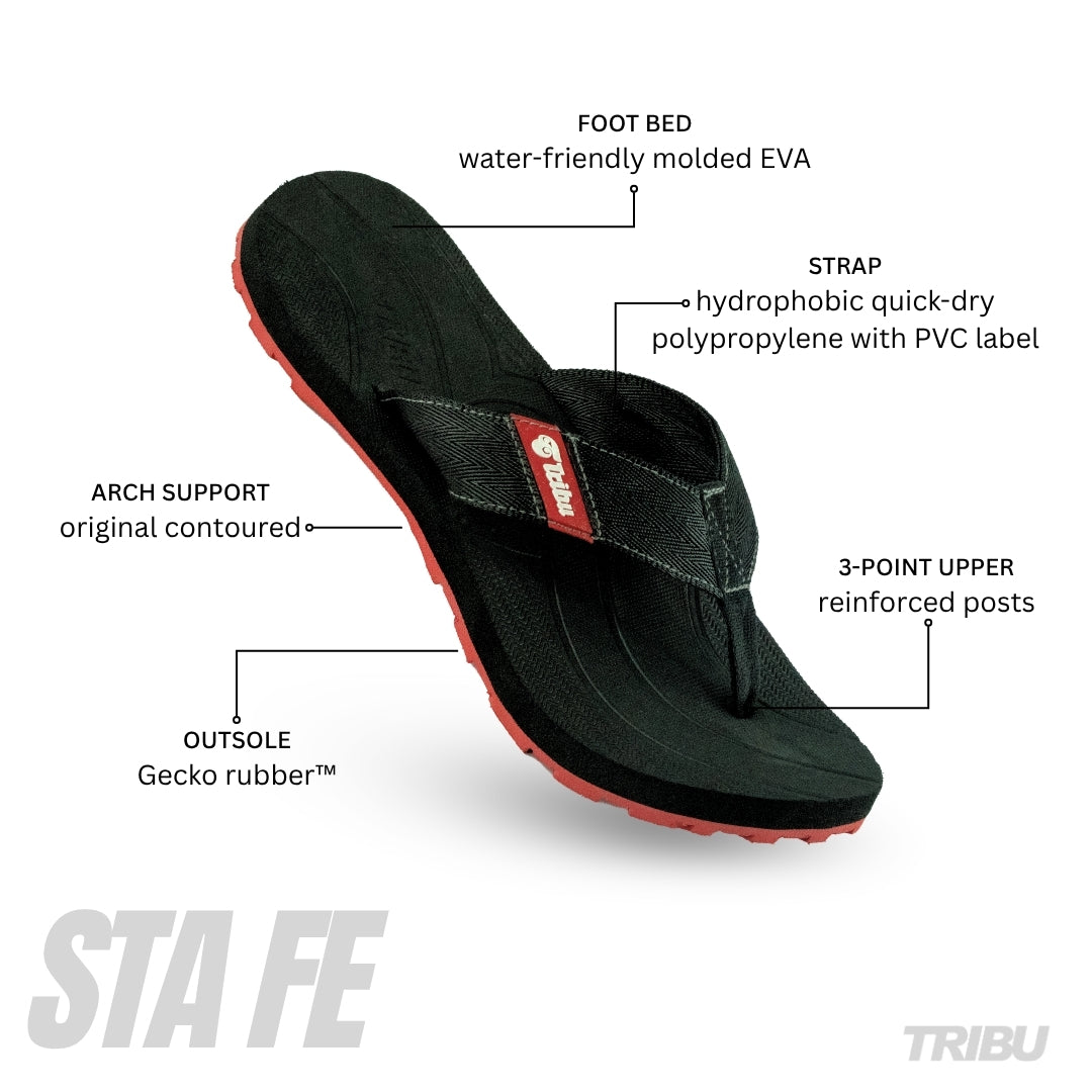 Sta Fe - Black/Red
