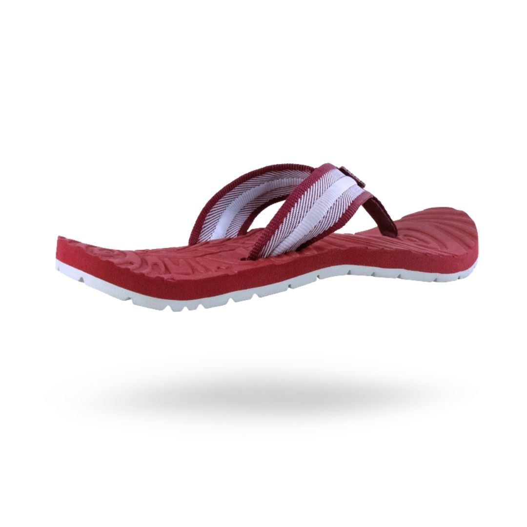 Yacan - Maroon/White