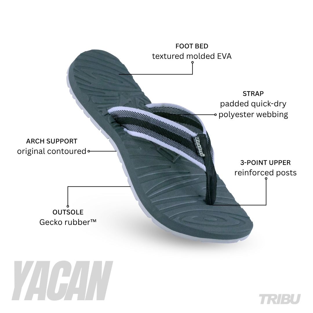 Yacan - Gray/White