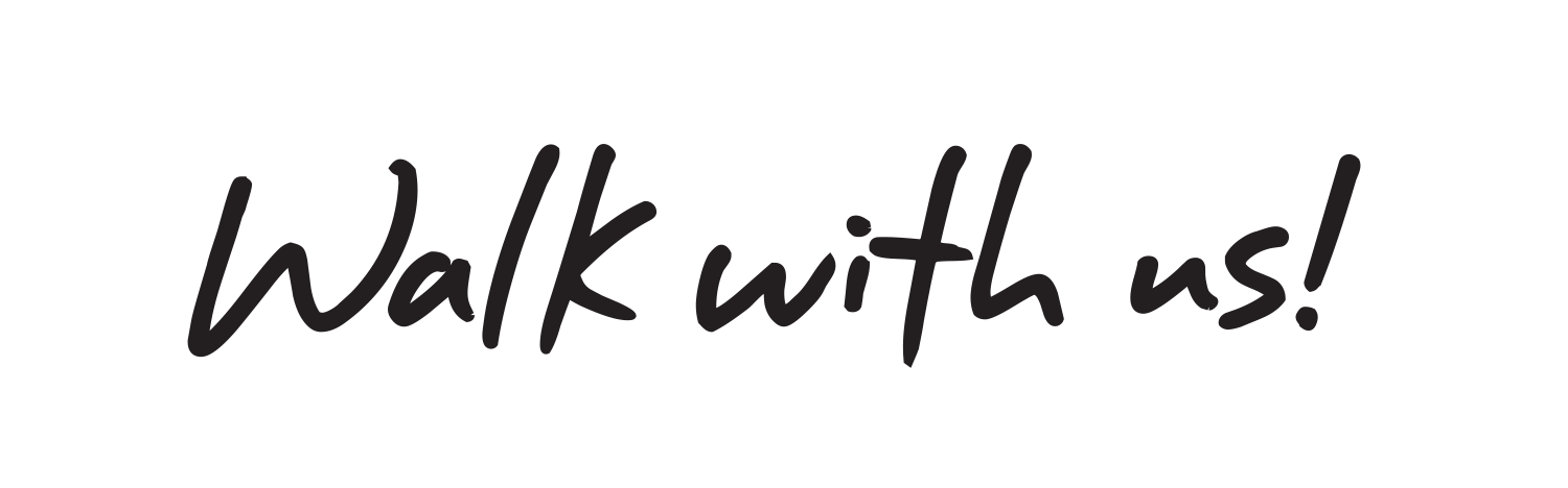 walk with us